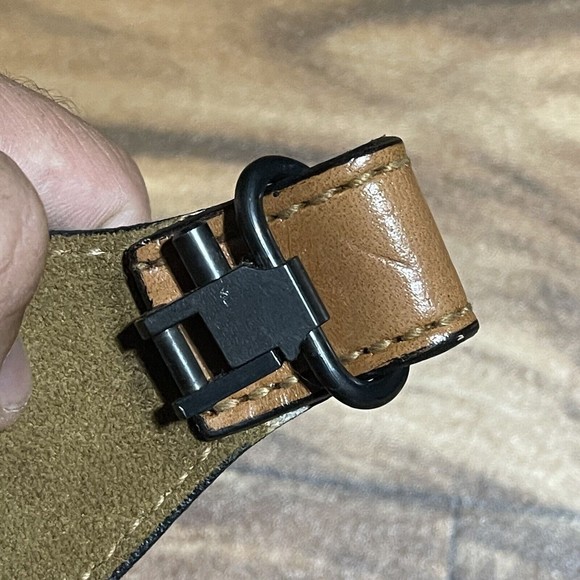 Vintage Arvo Torel Cowhide Leather Rifle Gun Sling Adjustable Strap Swivels RARE - Picture 8 of 14